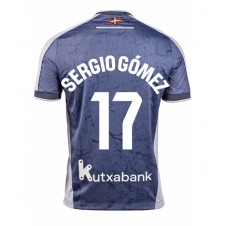 Real Sociedad Sergio Gomez #17 Bortatröja 2025-26 Korta ärmar